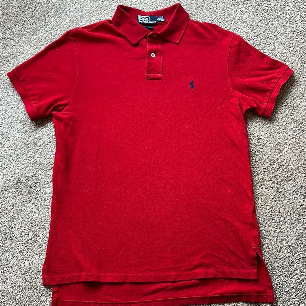 Polo by Ralph Lauren Red Polo Shirt Classic Style